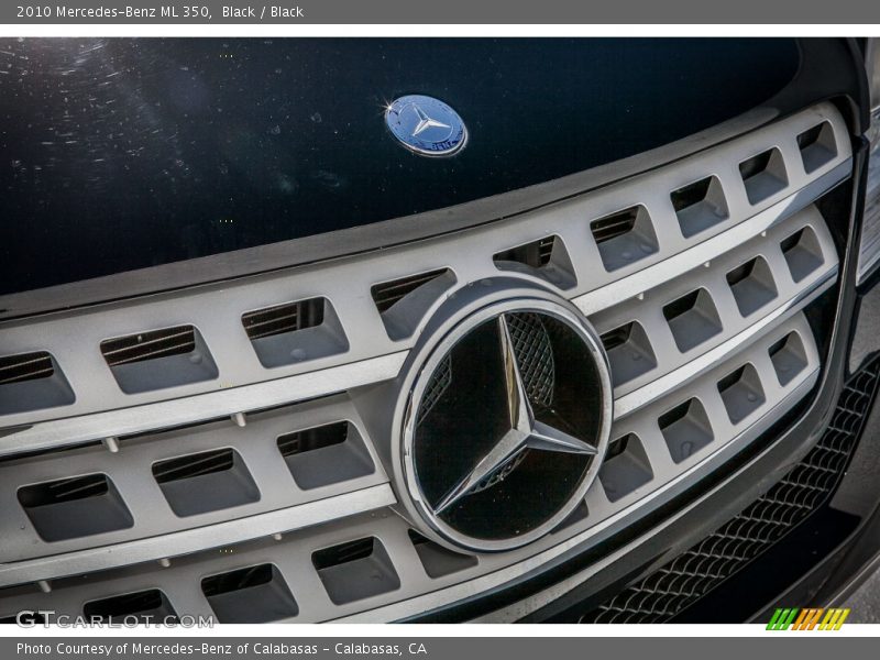 Black / Black 2010 Mercedes-Benz ML 350
