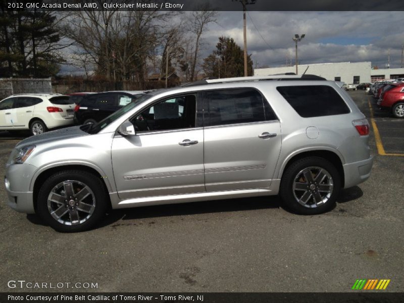 Quicksilver Metallic / Ebony 2012 GMC Acadia Denali AWD
