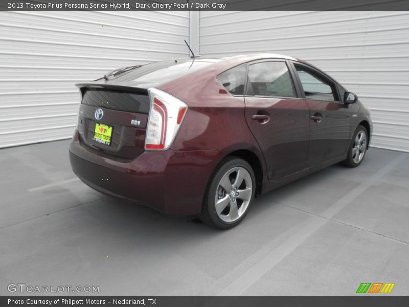 Dark Cherry Pearl / Dark Gray 2013 Toyota Prius Persona Series Hybrid