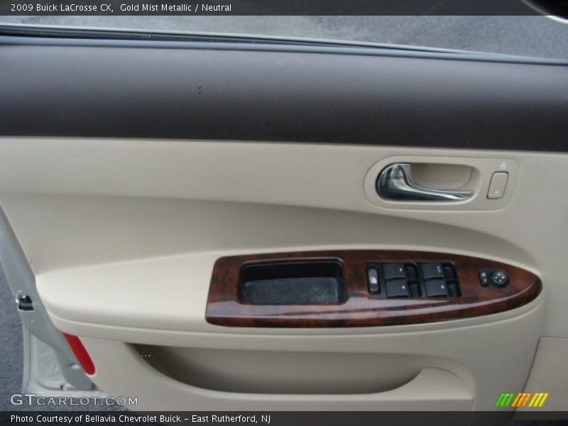 Gold Mist Metallic / Neutral 2009 Buick LaCrosse CX