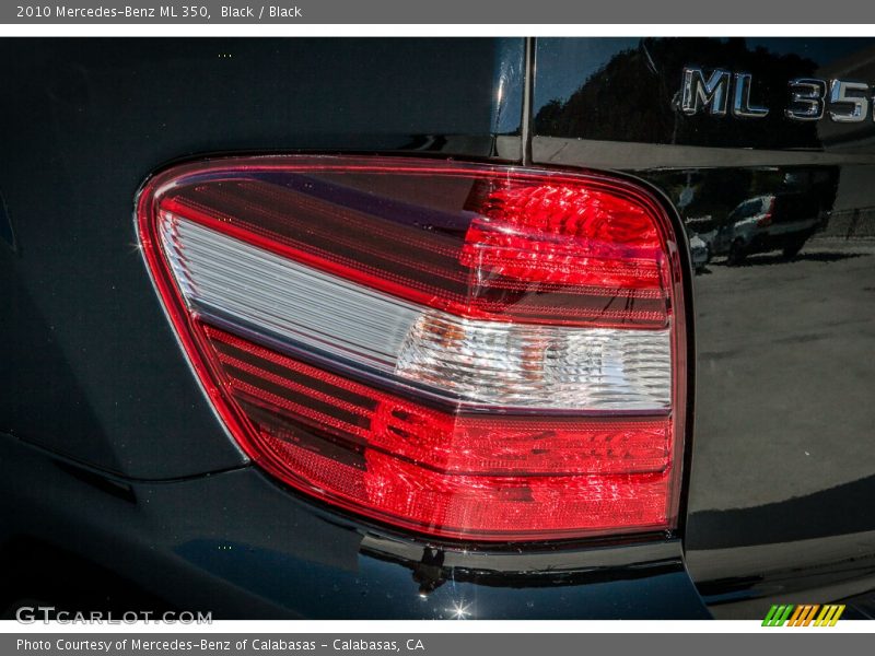 Black / Black 2010 Mercedes-Benz ML 350