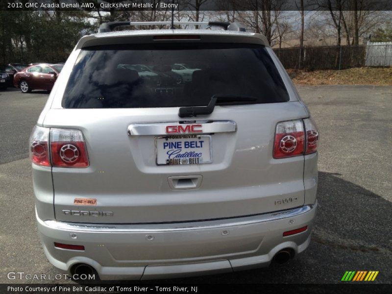 Quicksilver Metallic / Ebony 2012 GMC Acadia Denali AWD