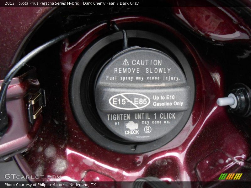 Dark Cherry Pearl / Dark Gray 2013 Toyota Prius Persona Series Hybrid