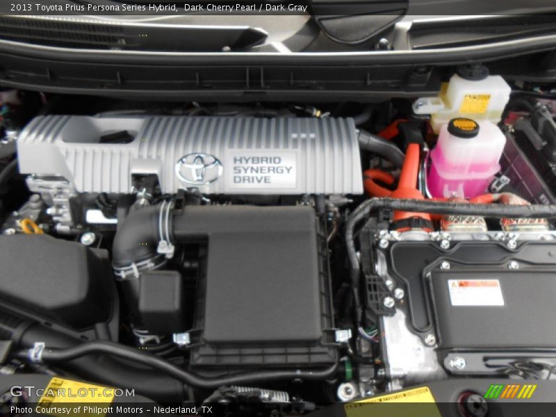  2013 Prius Persona Series Hybrid Engine - 1.8 Liter DOHC 16-Valve VVT-i 4 Cylinder/Electric Hybrid