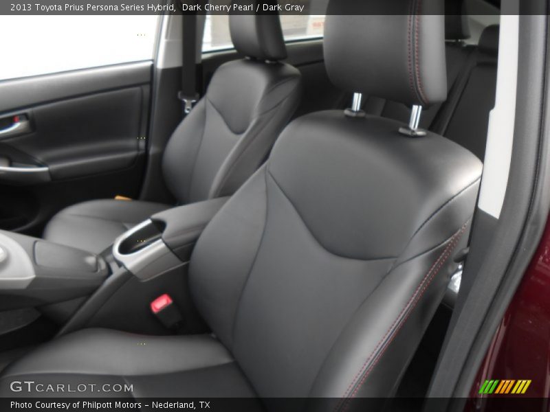 Dark Cherry Pearl / Dark Gray 2013 Toyota Prius Persona Series Hybrid