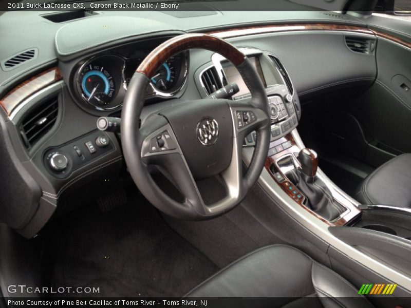Carbon Black Metallic / Ebony 2011 Buick LaCrosse CXS