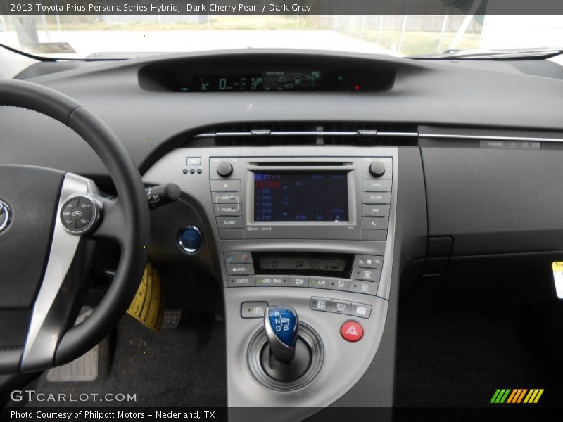 Controls of 2013 Prius Persona Series Hybrid