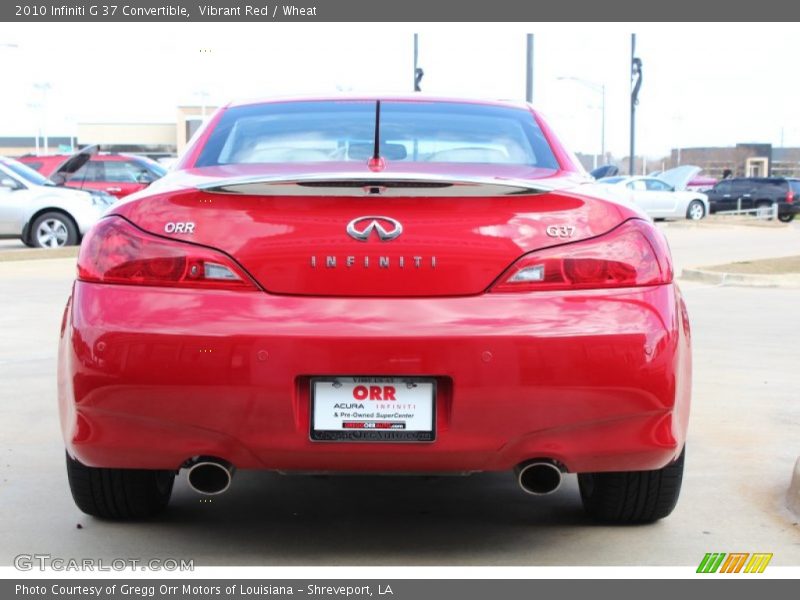 Vibrant Red / Wheat 2010 Infiniti G 37 Convertible