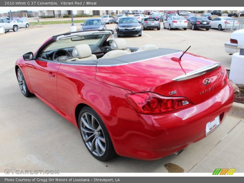 Vibrant Red / Wheat 2010 Infiniti G 37 Convertible
