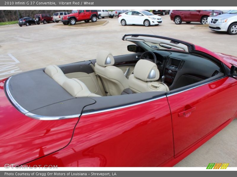 Vibrant Red / Wheat 2010 Infiniti G 37 Convertible