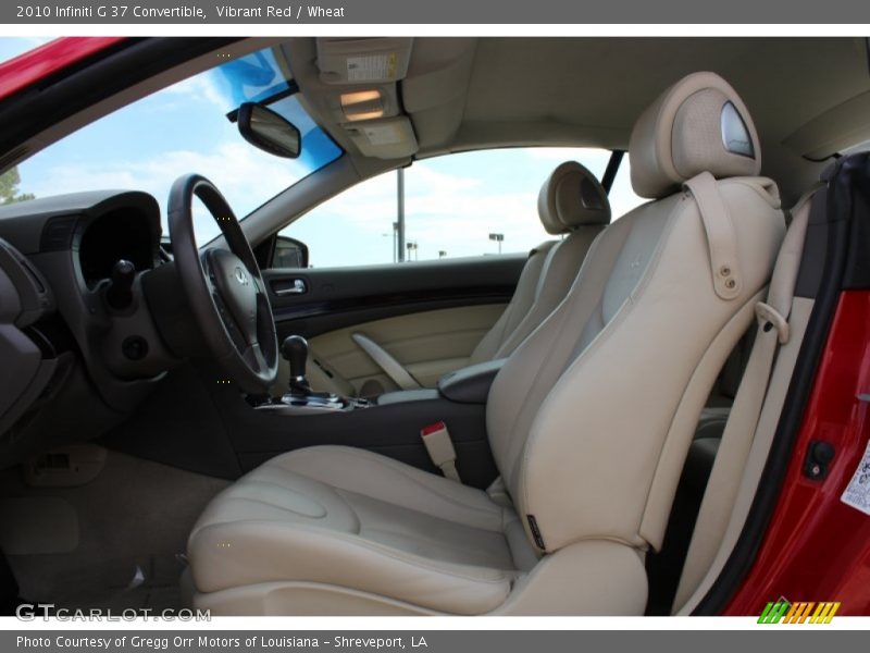 Vibrant Red / Wheat 2010 Infiniti G 37 Convertible