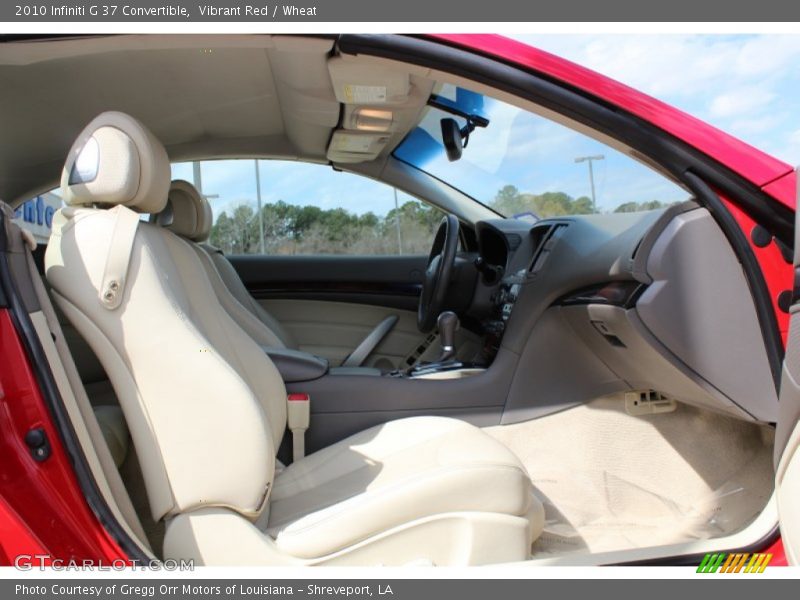 Vibrant Red / Wheat 2010 Infiniti G 37 Convertible