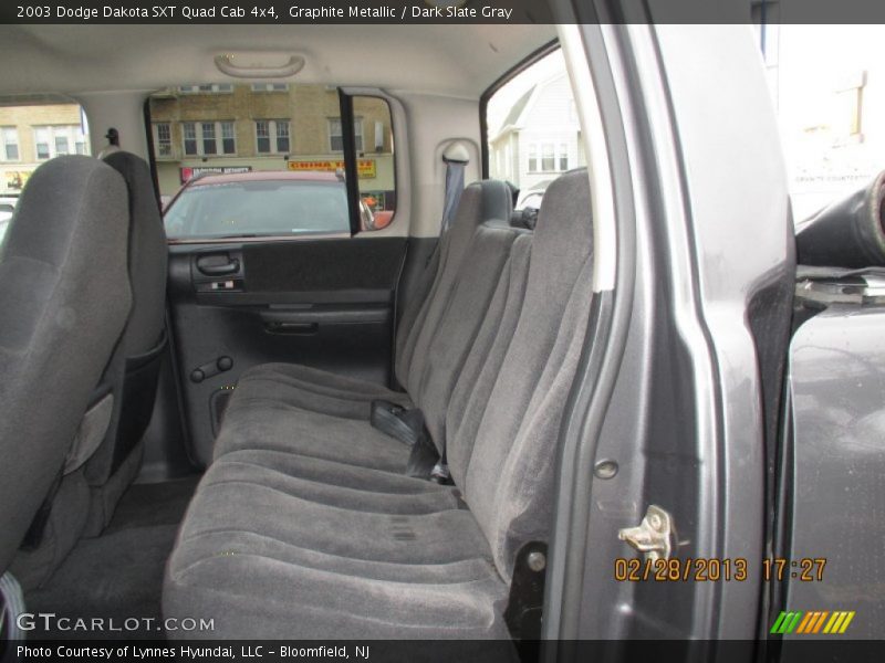 Graphite Metallic / Dark Slate Gray 2003 Dodge Dakota SXT Quad Cab 4x4