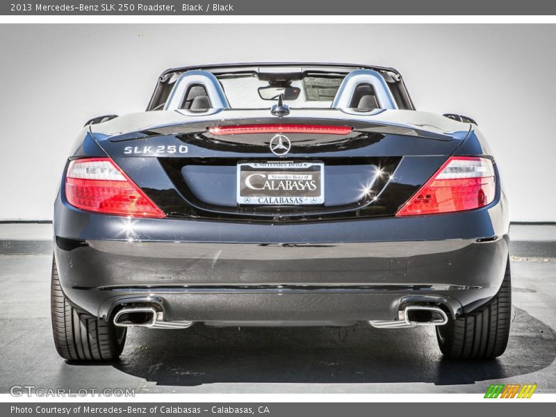 Black / Black 2013 Mercedes-Benz SLK 250 Roadster