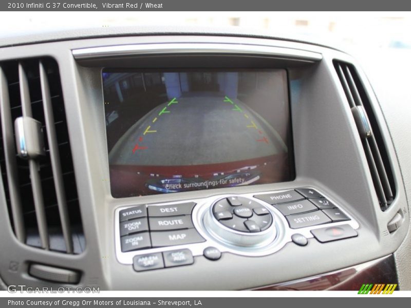 Controls of 2010 G 37 Convertible