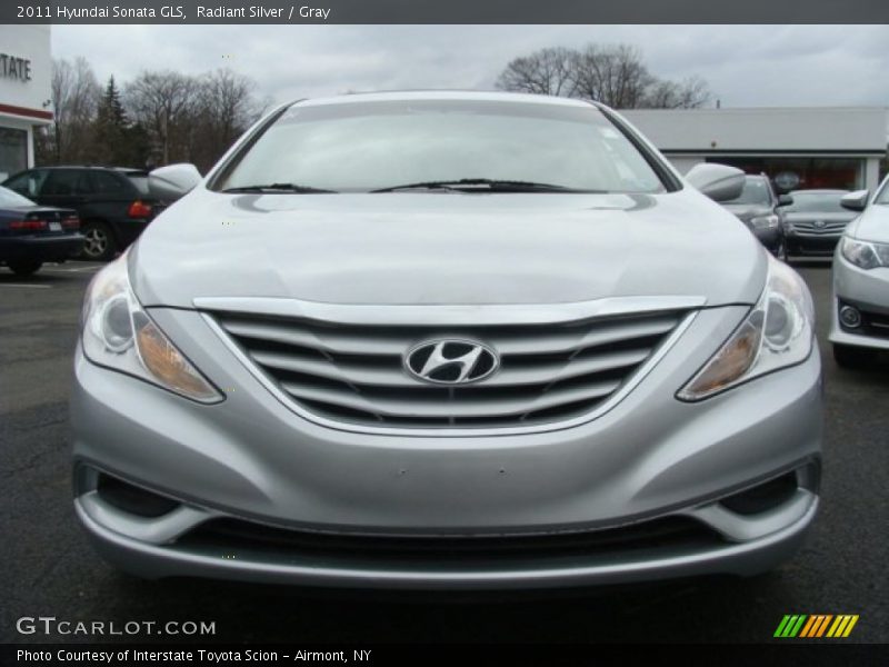 Radiant Silver / Gray 2011 Hyundai Sonata GLS
