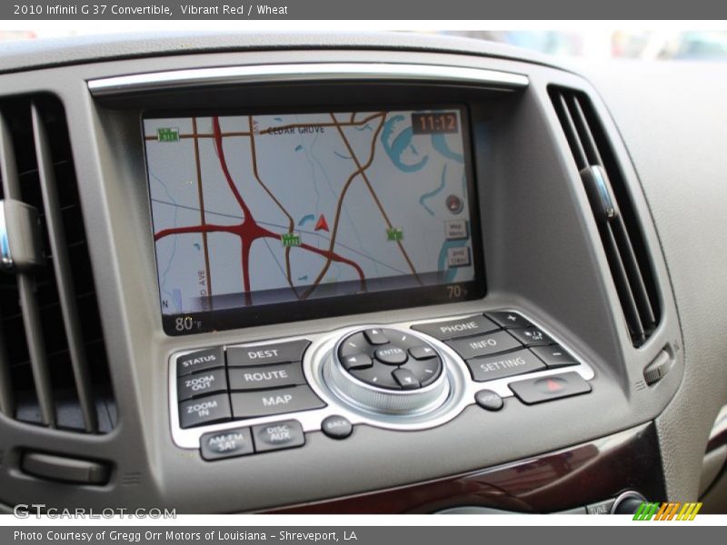 Controls of 2010 G 37 Convertible