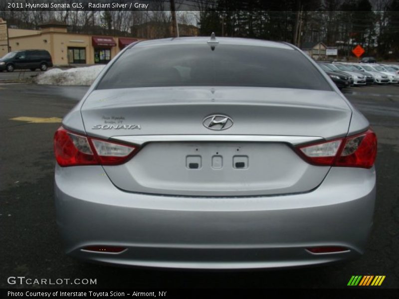 Radiant Silver / Gray 2011 Hyundai Sonata GLS