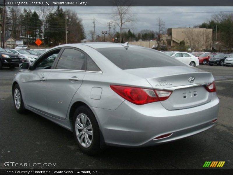 Radiant Silver / Gray 2011 Hyundai Sonata GLS