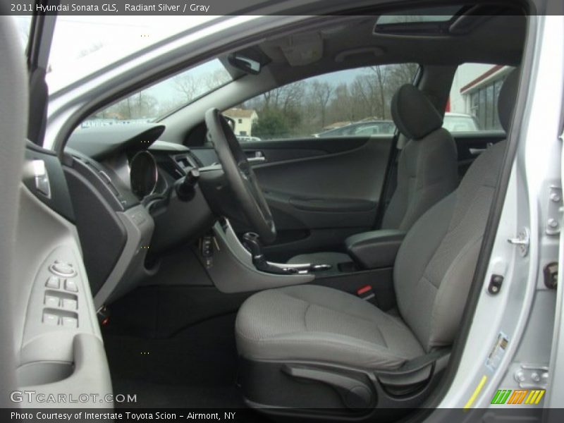 Radiant Silver / Gray 2011 Hyundai Sonata GLS