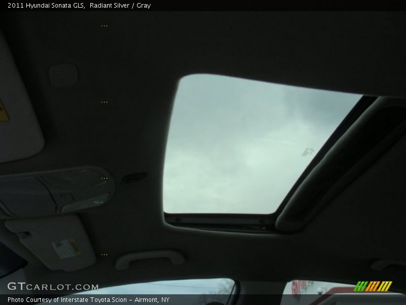 Radiant Silver / Gray 2011 Hyundai Sonata GLS