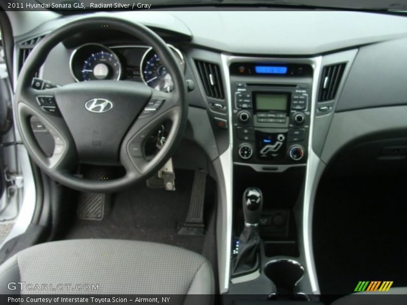 Radiant Silver / Gray 2011 Hyundai Sonata GLS