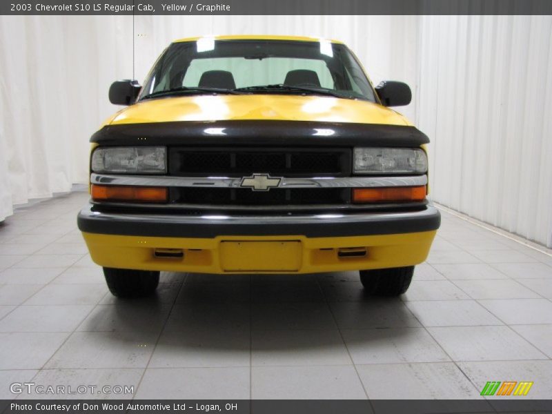 Yellow / Graphite 2003 Chevrolet S10 LS Regular Cab