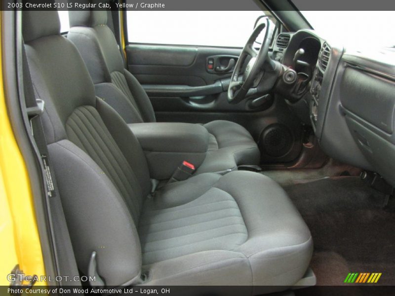 Yellow / Graphite 2003 Chevrolet S10 LS Regular Cab