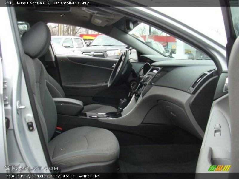 Radiant Silver / Gray 2011 Hyundai Sonata GLS