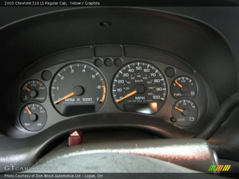  2003 S10 LS Regular Cab LS Regular Cab Gauges