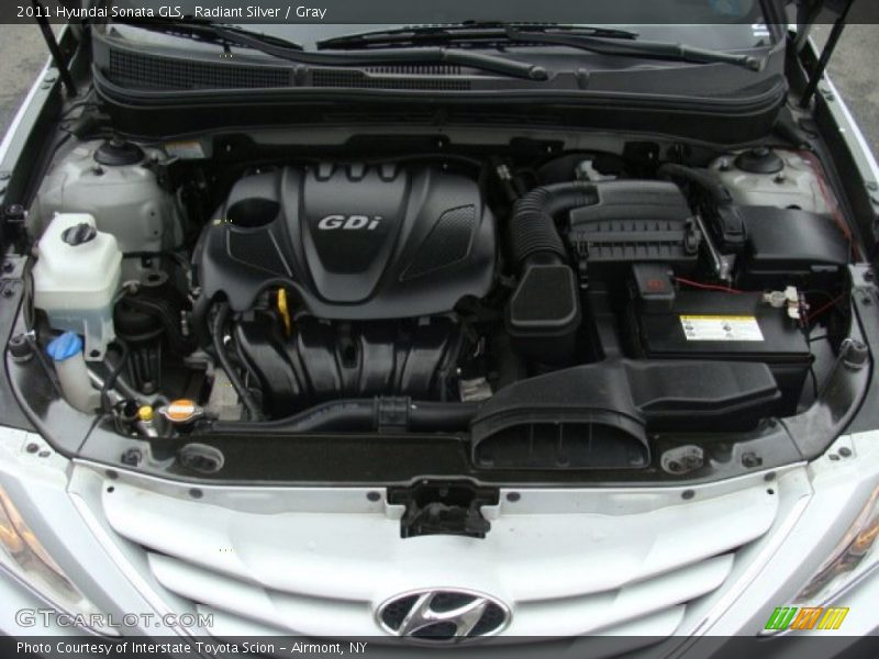 Radiant Silver / Gray 2011 Hyundai Sonata GLS