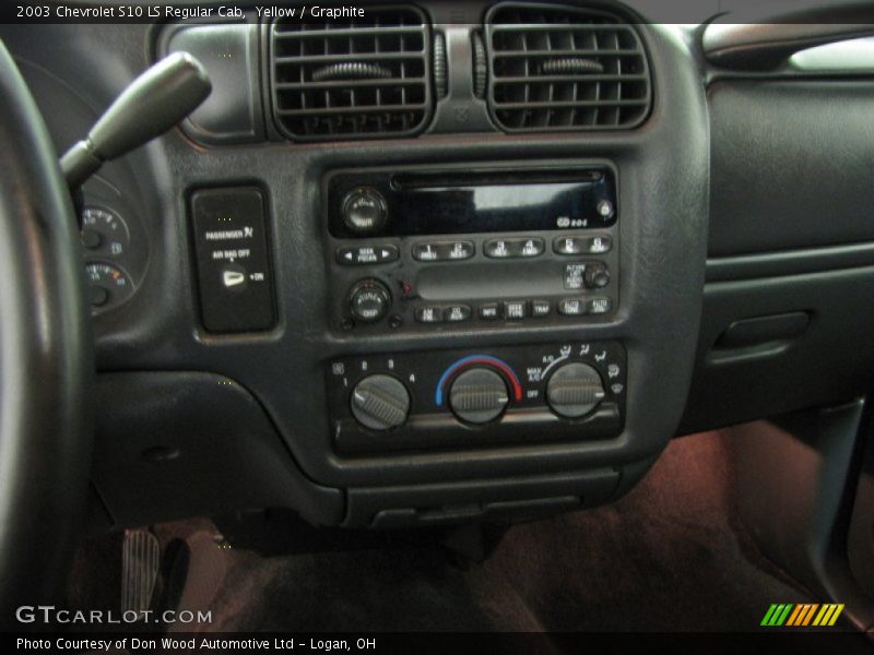 Yellow / Graphite 2003 Chevrolet S10 LS Regular Cab
