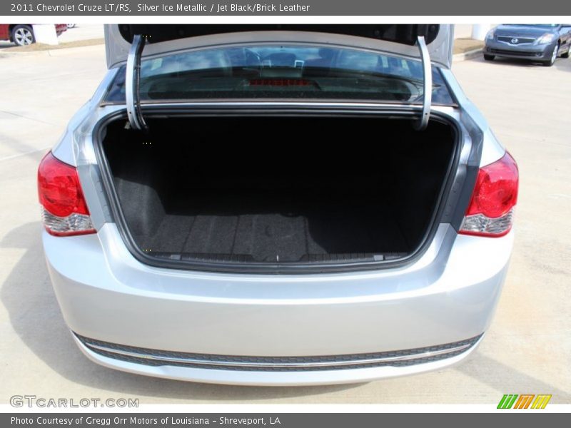 Silver Ice Metallic / Jet Black/Brick Leather 2011 Chevrolet Cruze LT/RS