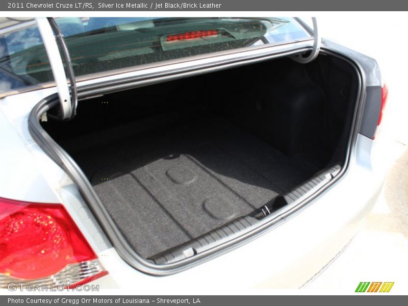 Silver Ice Metallic / Jet Black/Brick Leather 2011 Chevrolet Cruze LT/RS
