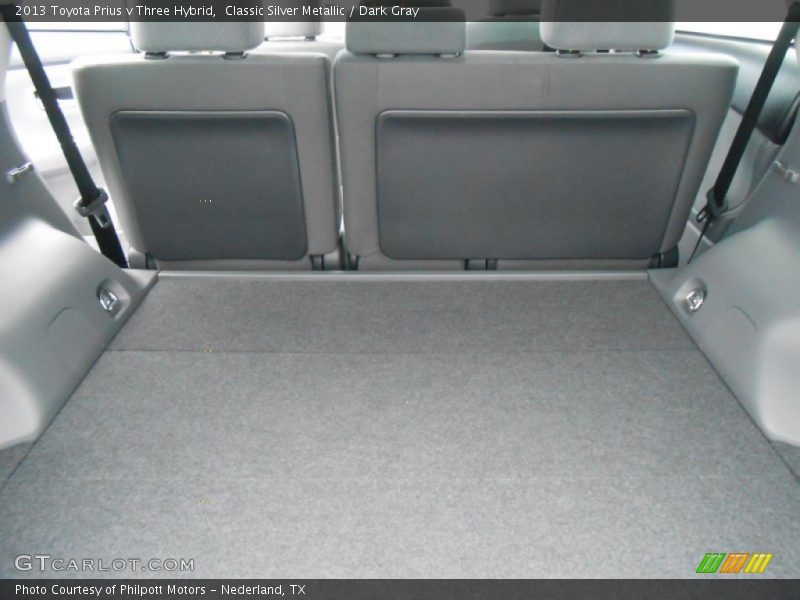 Classic Silver Metallic / Dark Gray 2013 Toyota Prius v Three Hybrid