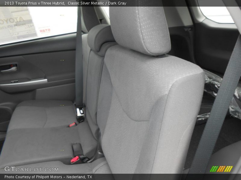 Classic Silver Metallic / Dark Gray 2013 Toyota Prius v Three Hybrid