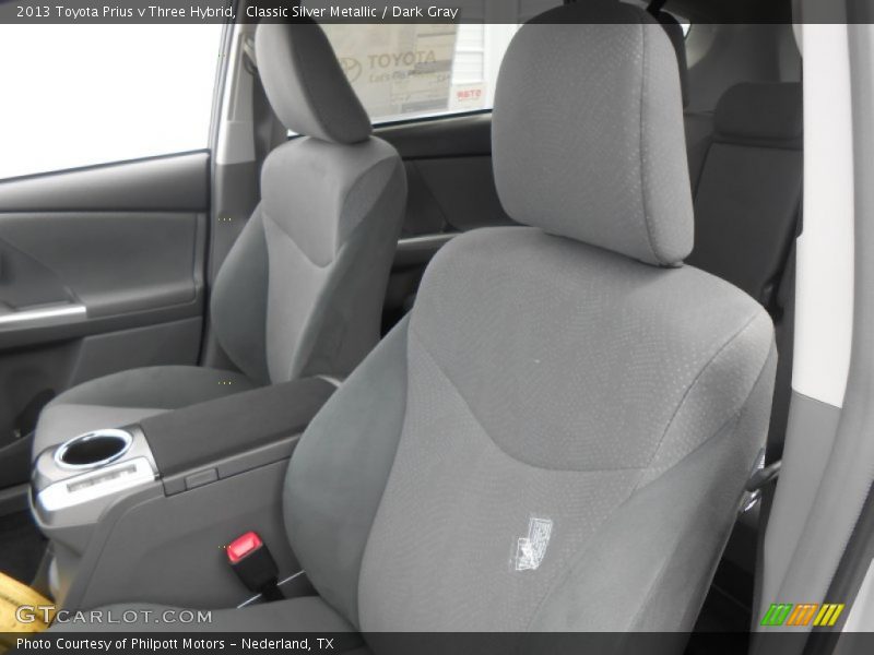 Classic Silver Metallic / Dark Gray 2013 Toyota Prius v Three Hybrid