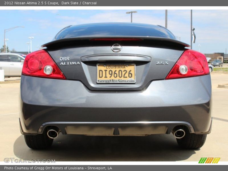 Dark Slate / Charcoal 2012 Nissan Altima 2.5 S Coupe
