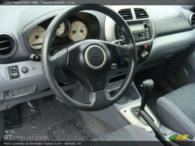 Gray Interior - 2002 RAV4 4WD 