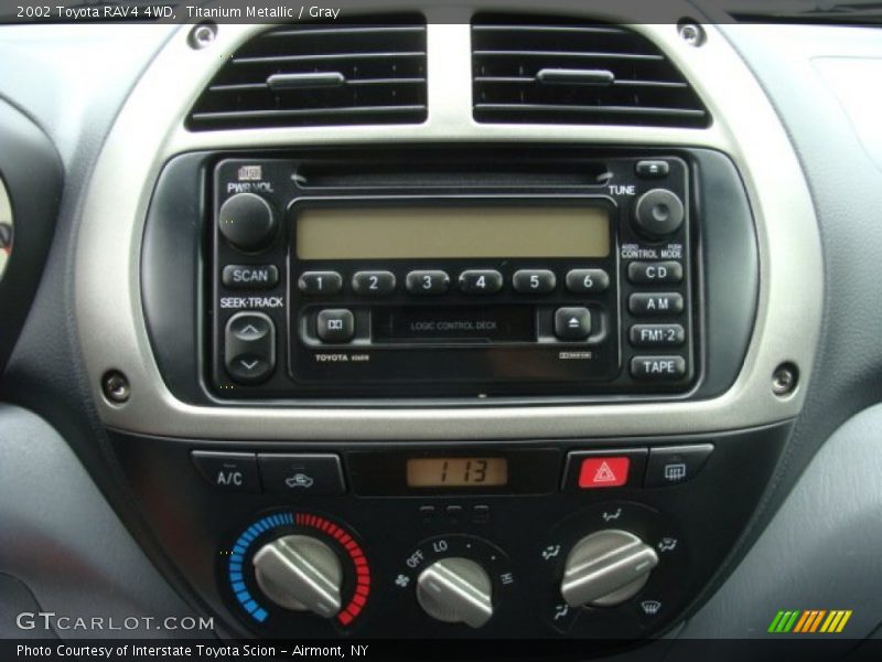 Controls of 2002 RAV4 4WD
