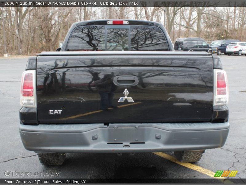 Carbide Black / Khaki 2006 Mitsubishi Raider DuroCross Double Cab 4x4