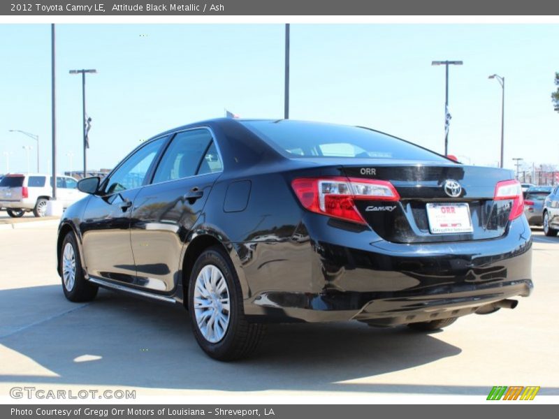 Attitude Black Metallic / Ash 2012 Toyota Camry LE