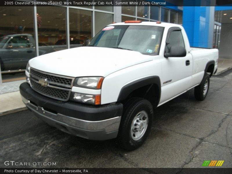 Summit White / Dark Charcoal 2005 Chevrolet Silverado 2500HD Work Truck Regular Cab 4x4