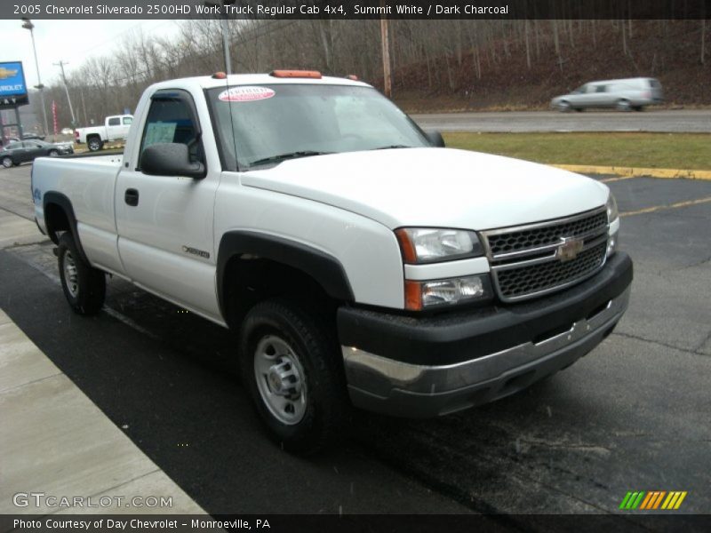 Summit White / Dark Charcoal 2005 Chevrolet Silverado 2500HD Work Truck Regular Cab 4x4