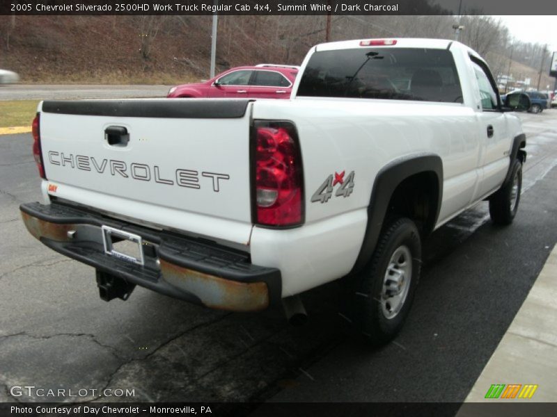 Summit White / Dark Charcoal 2005 Chevrolet Silverado 2500HD Work Truck Regular Cab 4x4