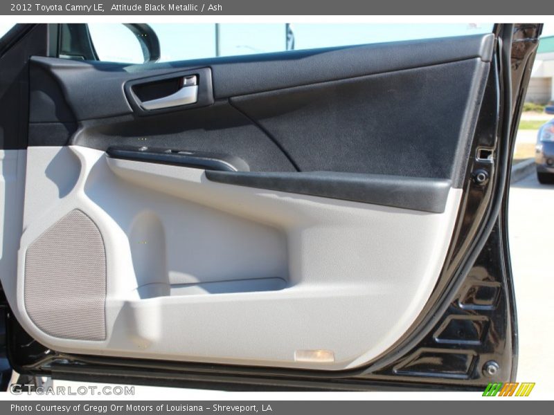 Attitude Black Metallic / Ash 2012 Toyota Camry LE