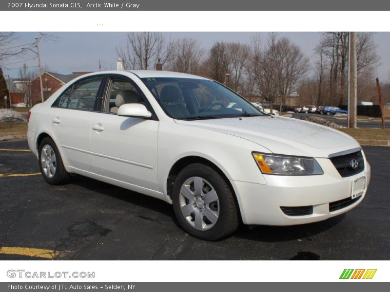 Front 3/4 View of 2007 Sonata GLS