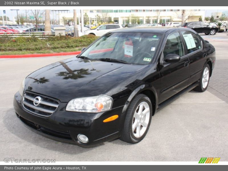 Super Black / Black 2002 Nissan Maxima SE