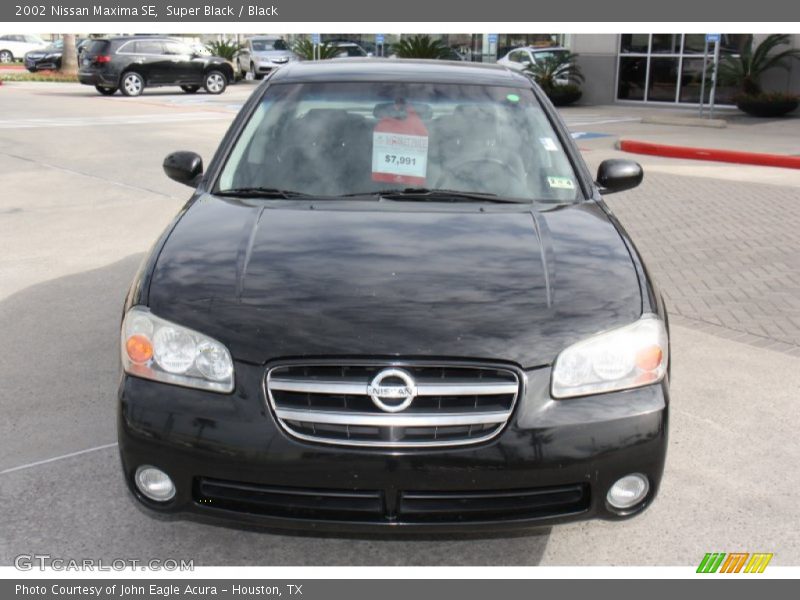 Super Black / Black 2002 Nissan Maxima SE