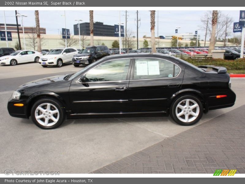 Super Black / Black 2002 Nissan Maxima SE